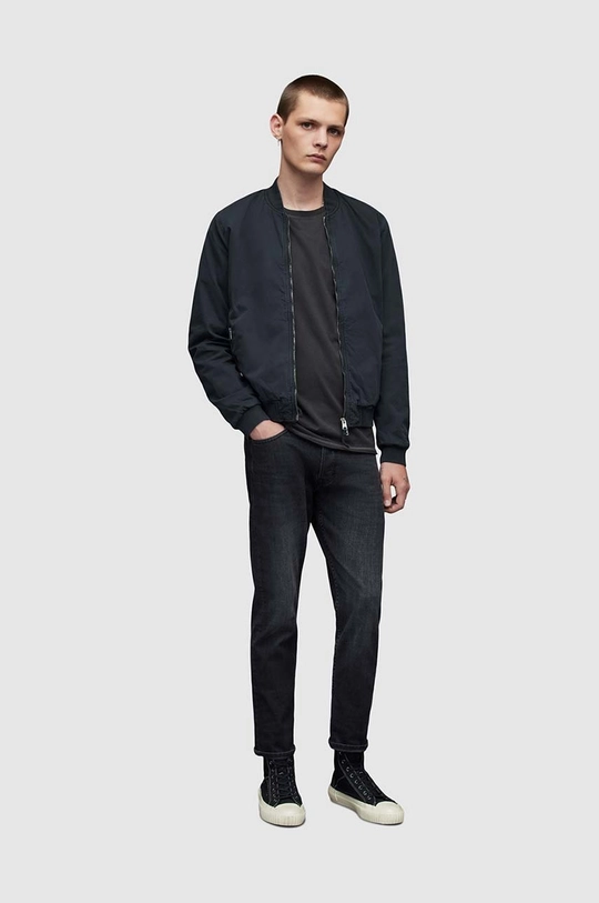 AllSaints kurtka bomber LOWS BOMBER Materiał zasadniczy: 100 % Bawełna organiczna, Podszewka: 100 % Bawełna, Wykończenie: 97 % Bawełna, 3 % Elastan