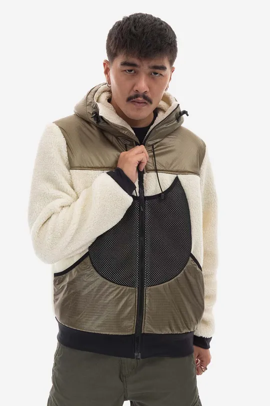 beige Griffin giacca Hooded Jogger Uomo