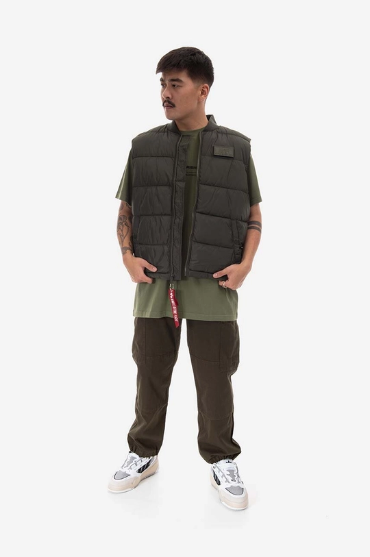 Αμάνικο μπουφάν Alpha Industries Puffer Vest πράσινο