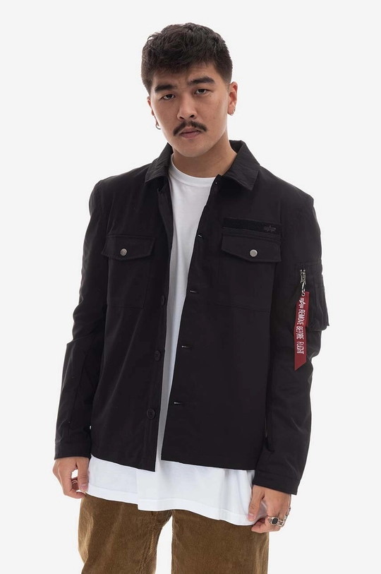 negru Alpha Industries geacă De bărbați