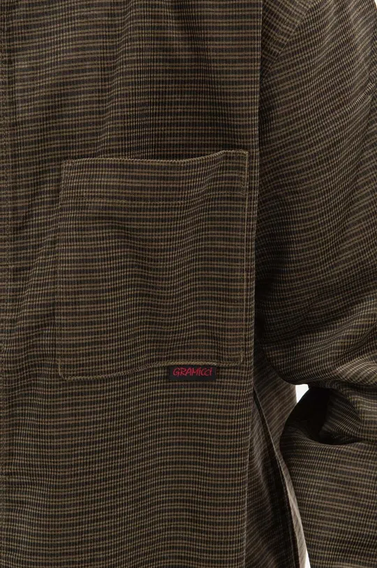 πράσινο Βαμβακερό σακάκι Gramicci Grid Cord Zip Shirt