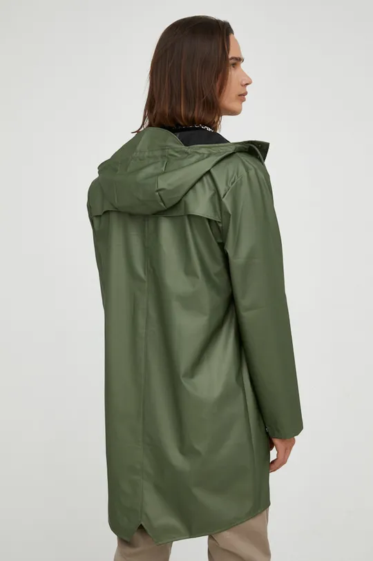 brown green Rains rain jacket