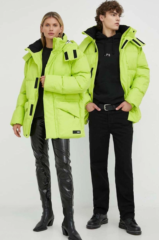 zielony Rains kurtka 15010 Block Puffer Jacket Unisex