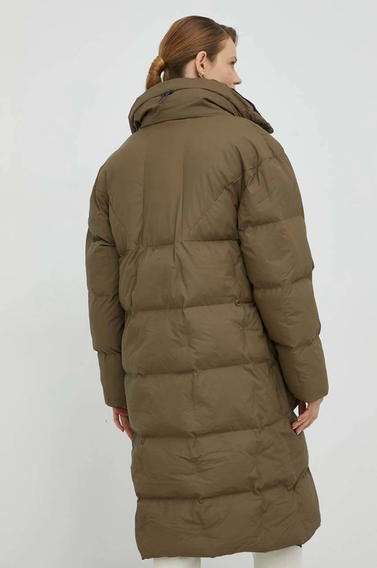 brązowy Rains kurtka 15020 block puffer coat