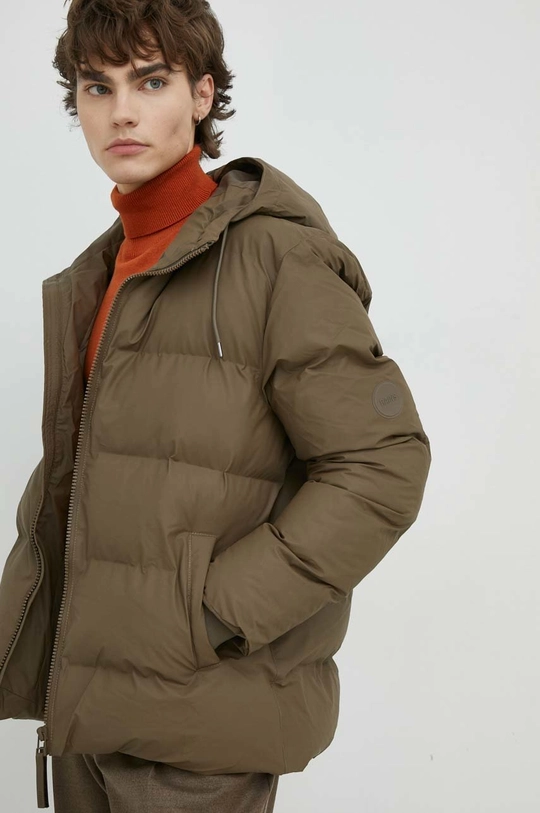 Jakna Rains 15060 puffer jacket smeđa