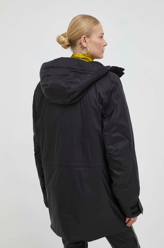 čierna Bunda Rains 15510 Alpine Nylon Parka