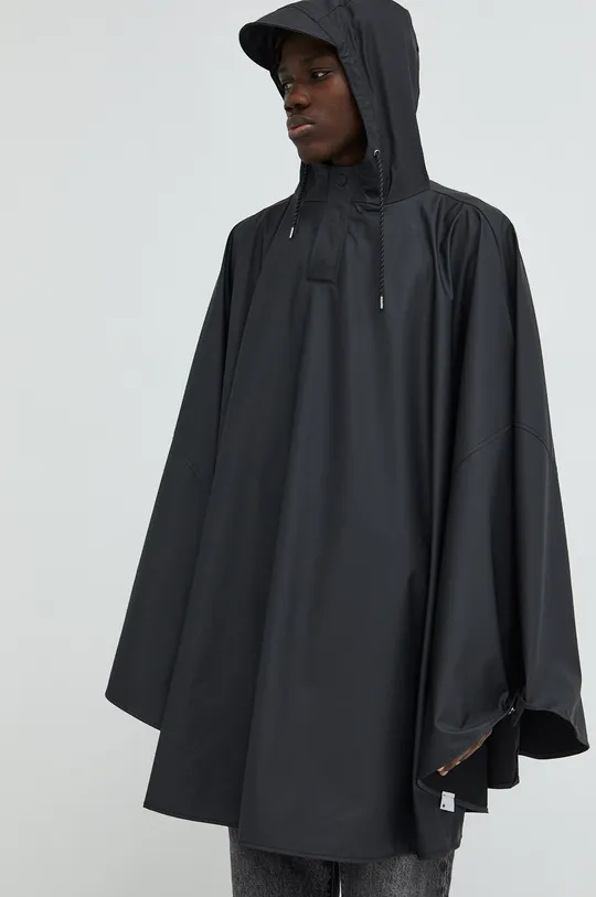 Rains kurtka przeciwdeszczowa Poncho Cape 18110 czarny