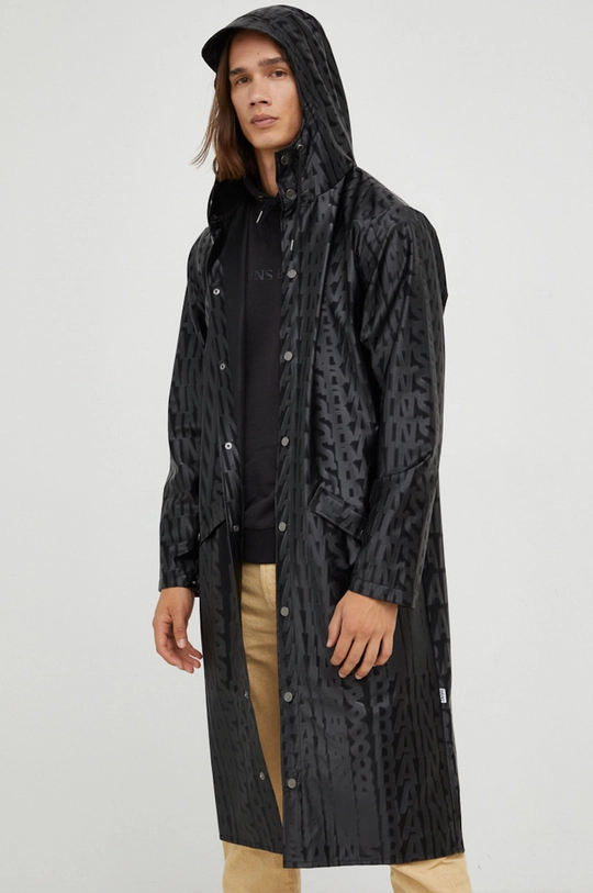 Rains rain jacket black