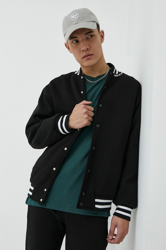 Kangol kurtka bomber czarny