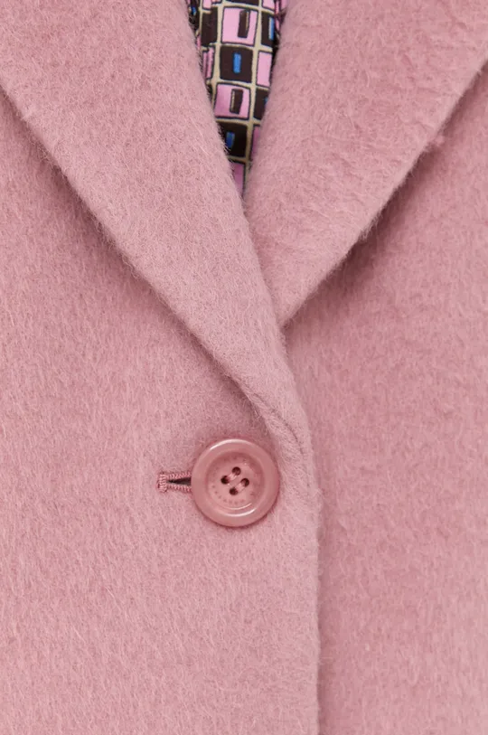 ružová Vlnený kabát Marella