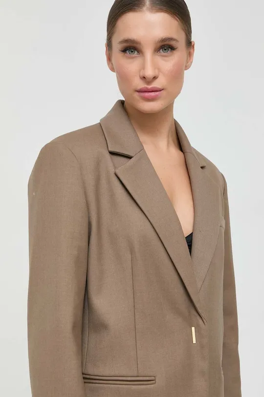 marrone Miss Sixty blazer con aggiunta di lana
