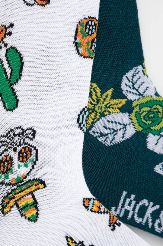 Дитячі шкарпетки Jack & Jones зелений