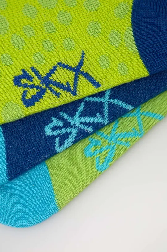 Παιδικές κάλτσες Skechers 3-pack μπλε