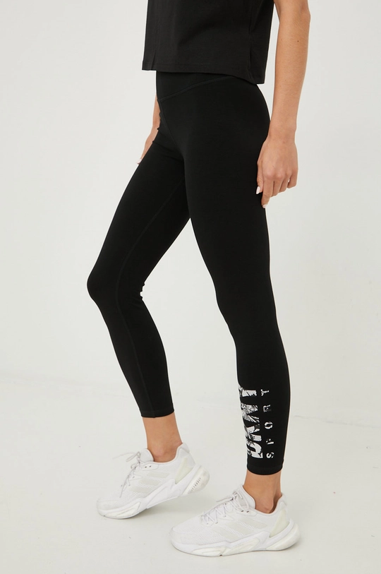 czarny Dkny legginsy