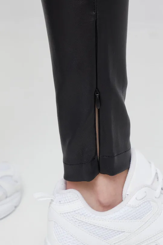 Calvin Klein spodnie skórzane Damski