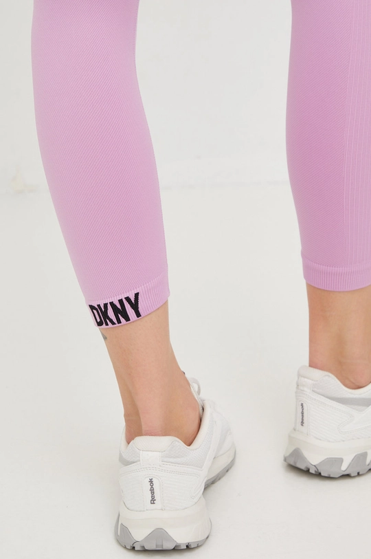 różowy Dkny legginsy