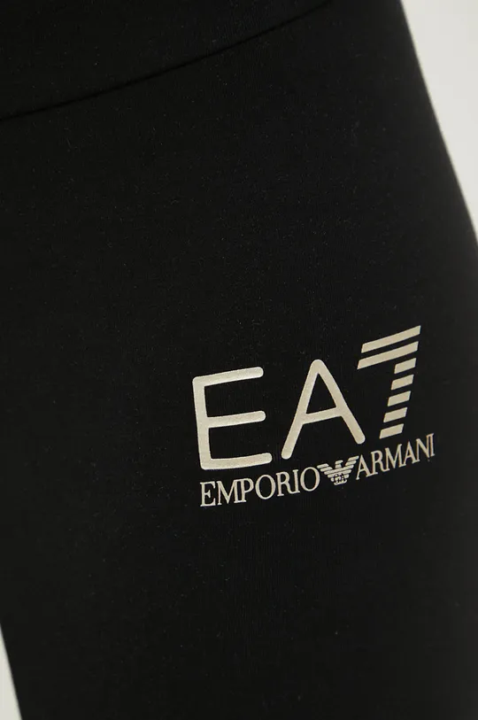 czarny EA7 Emporio Armani legginsy 6LTP58.TJ01Z