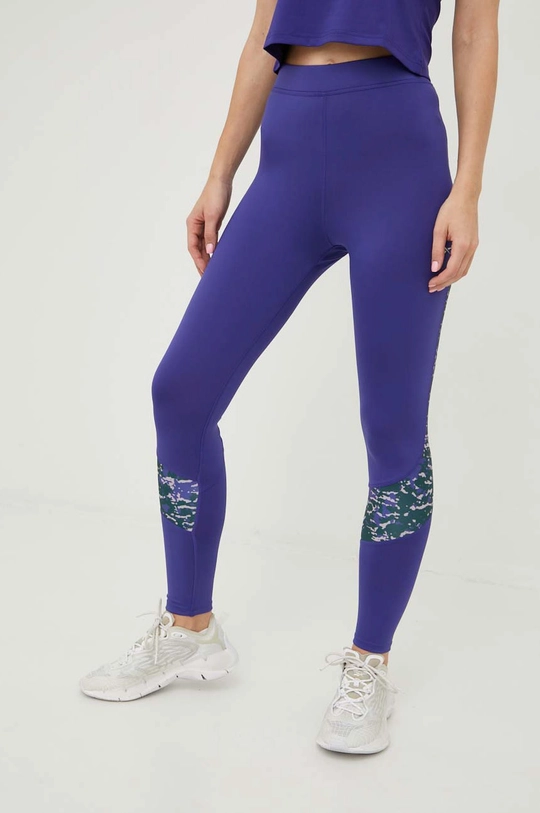 Reebok leggings da allenamento Modern Safari violetto