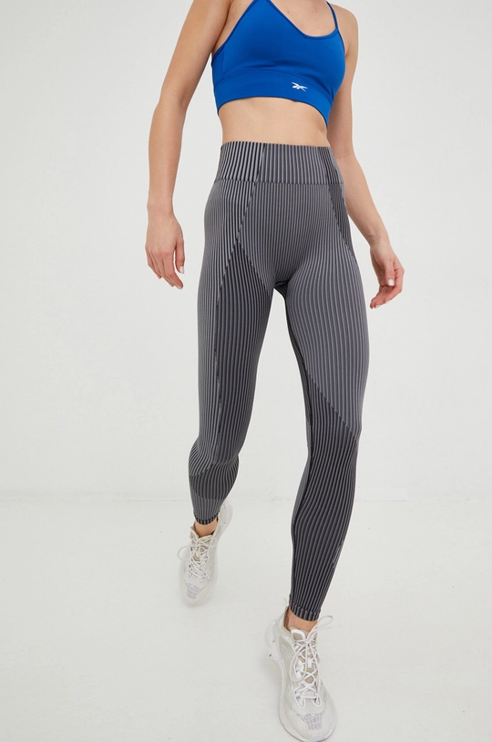 szürke Reebok edzős legging United By Fitness Myoknit Női