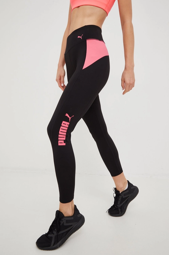 czarny Puma legginsy treningowe Trail All Day Damski