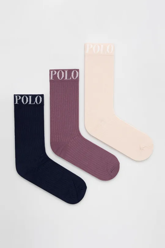 σκούρο μπλε Κάλτσες Polo Ralph Lauren 3-pack Γυναικεία