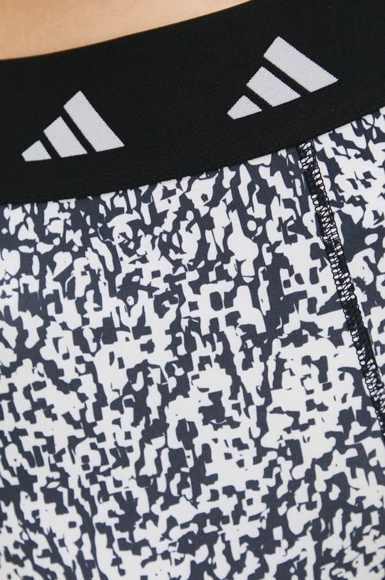 biały adidas Performance legginsy treningowe Techfit Pixeled Camo