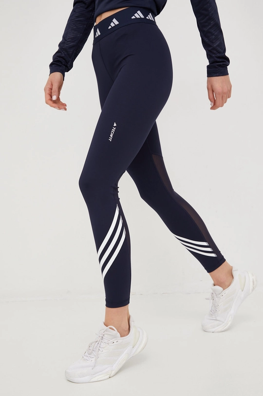 granatowy adidas Performance legginsy treningowe Damski