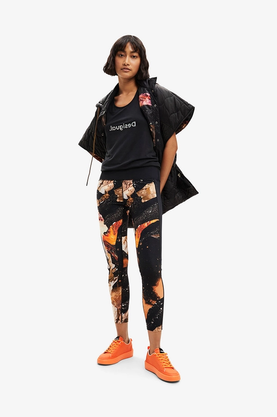 fekete Desigual legging Női