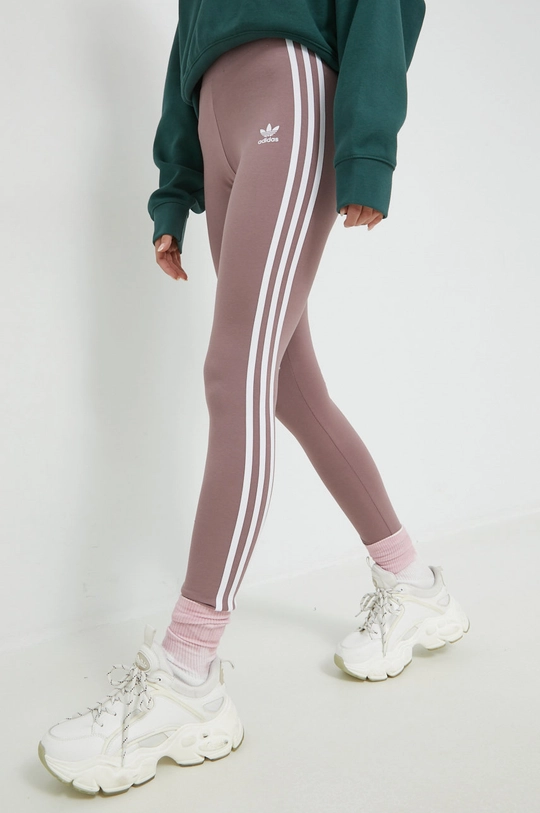 fialová Legíny adidas Originals Dámsky