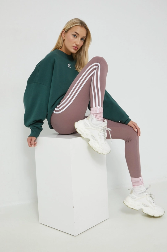 adidas Originals legginsy fioletowy