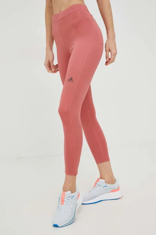 pomarańczowy adidas Performance legginsy do biegania Run Icons Damski