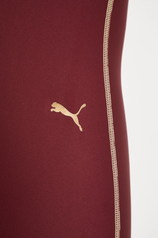 burgundské Tréningové legíny Puma Deco Glam