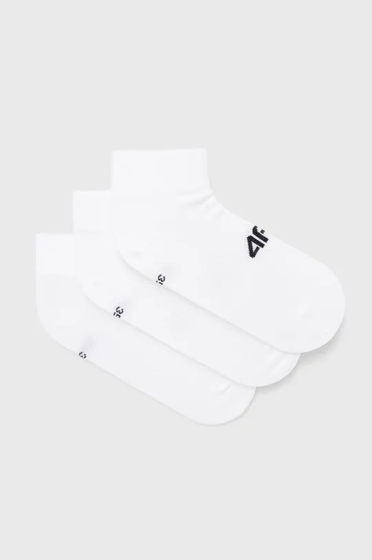 λευκό Κάλτσες 4F (3-pack) Γυναικεία
