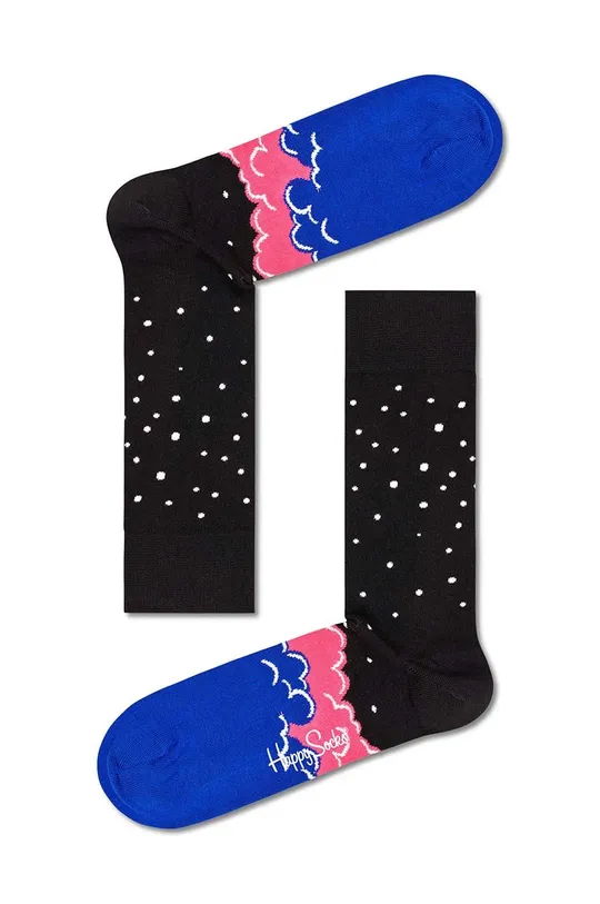 Κάλτσες Happy Socks μαύρο
