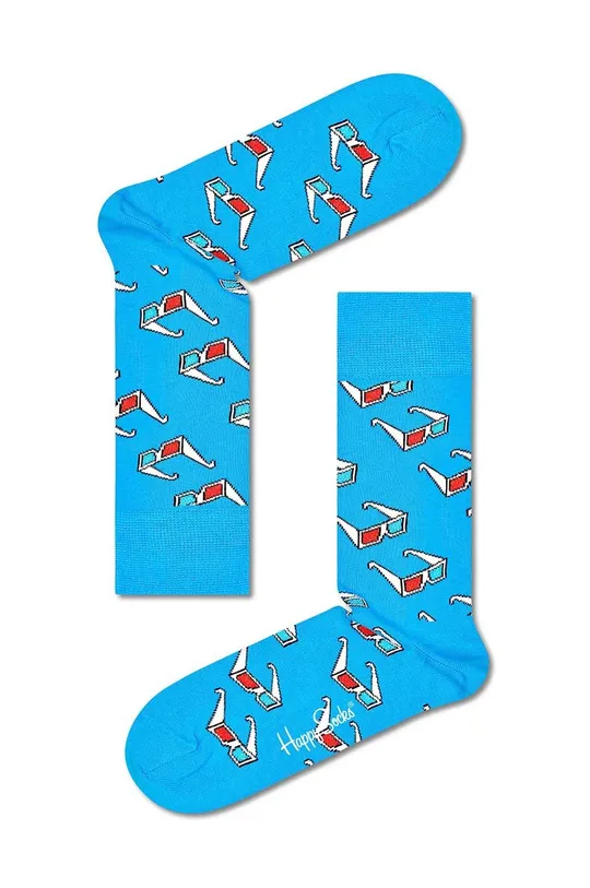 μπλε Κάλτσες Happy Socks Γυναικεία
