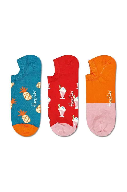 πολύχρωμο Κάλτσες Happy Socks 3-pack Γυναικεία