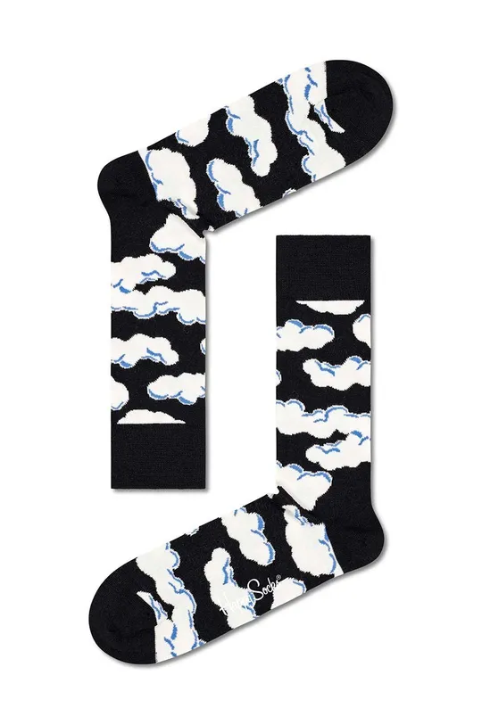 μαύρο Μάλλινες κάλτσες Happy Socks Γυναικεία