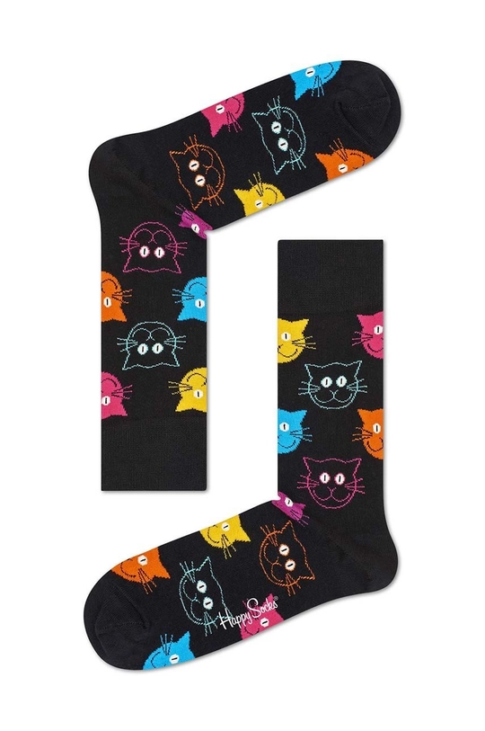 Nogavice Happy Socks črna