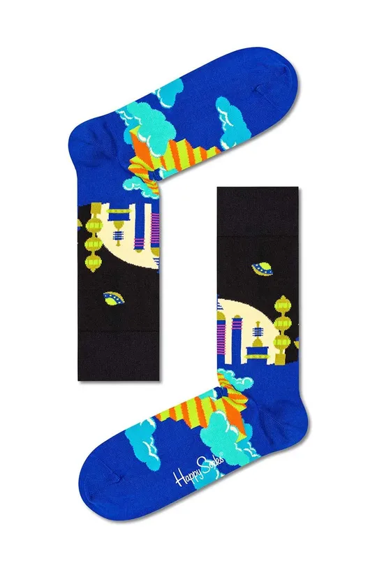 Κάλτσες Happy Socks 4-pack  86% Βαμβάκι, 12% Πολυαμίδη, 2% Σπαντέξ