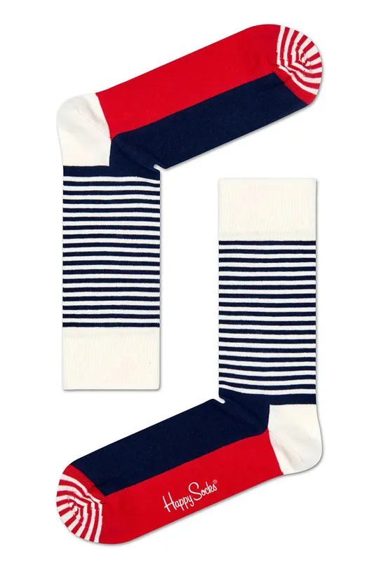 Κάλτσες Happy Socks 4-pack  86% Βαμβάκι, 12% Πολυαμίδη, 2% Σπαντέξ