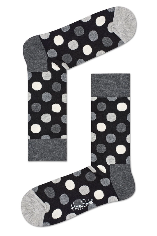 Κάλτσες Happy Socks 4-pack  86% Οργανικό βαμβάκι, 12% Πολυαμίδη, 2% Σπαντέξ