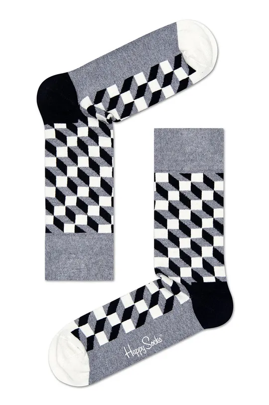 czarny Happy Socks skarpetki 4-Pack