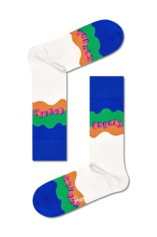 барвистий Шкарпетки Happy Socks 4-pack x WWF