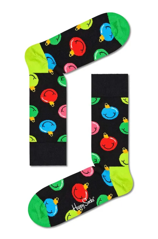viacfarebná Ponožky Happy Socks Jingle Smiley Unisex