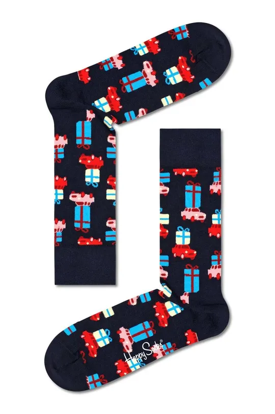 Happy Socks skarpetki Decoration Time 3-pack 86 % Bawełna, 12 % Poliamid, 2 % Elastan