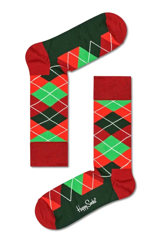 többszínű Happy Socks zokni Holiday Classics 3 pár