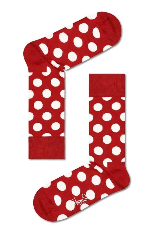 Happy Socks calzini Holiday Classics pacco da 4 86% Cotone, 12% Poliammide, 2% Elastam