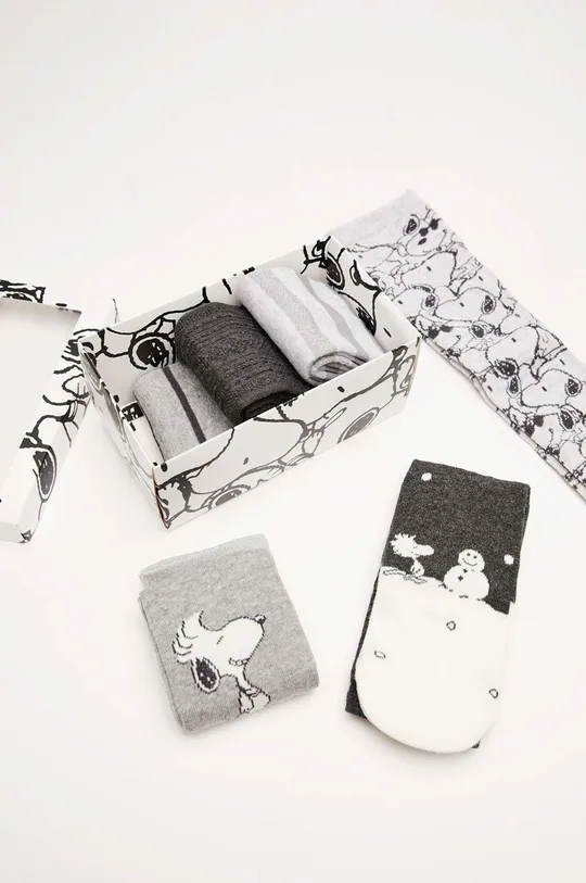 Κάλτσες women'secret Snoopy Xmas 6-pack πολύχρωμο
