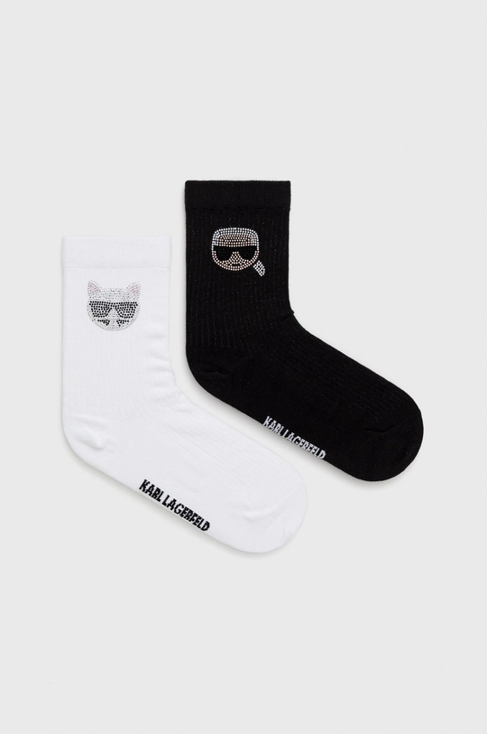 biały Karl Lagerfeld skarpetki (2-pack) Damski