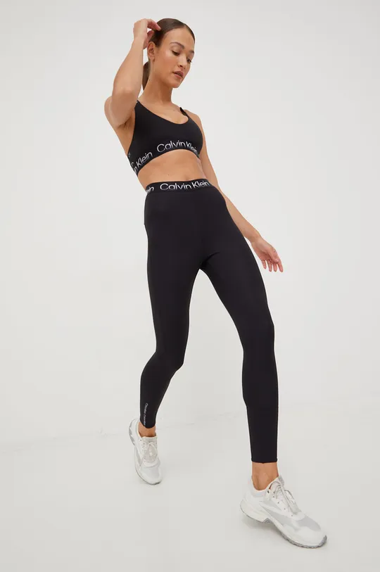 czarny Calvin Klein Performance legginsy treningowe Back To The Gym Damski